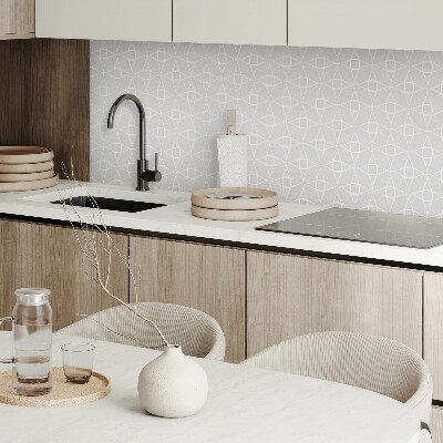 Štvorcový panel na stenu Sieťovaný motív v geometrickej forme