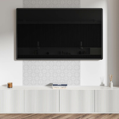 Štvorcový panel na stenu Sieťovaný motív v geometrickej forme
