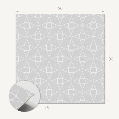 Štvorcový panel na stenu Sieťovaný motív v geometrickej forme
