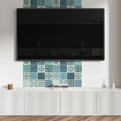 Štvorcový panel na stenu Geometrické tvary mozaiky