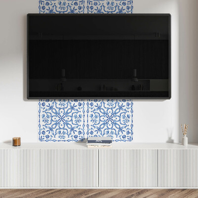 Štvorcový stenový panel Ozdobný kvetinový motív