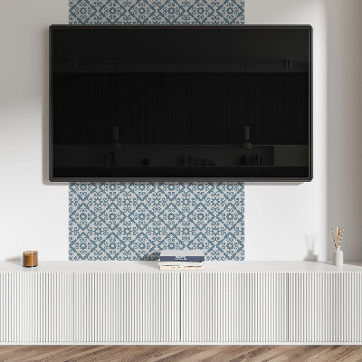 Štvorcový panel na stenu Štýlové ozdoby s kvetinovým motívom