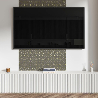 Samolepiaci panel na stenu Vzor s jemnými detailmi rastlín