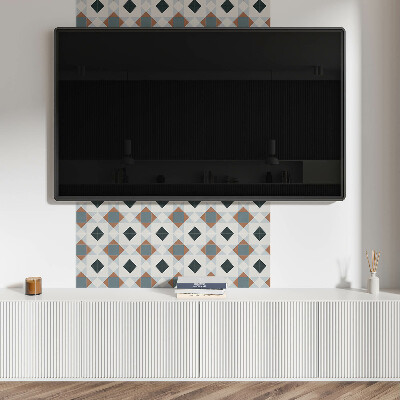 Samolepiaci panel na stenu Geometria v dlaždicovom štýle