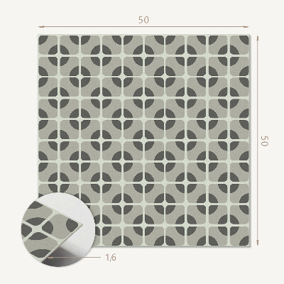 Samolepiaci panel na stenu Moderné geometrické rozloženie dlaždíc