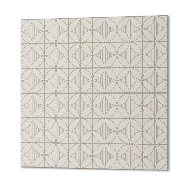 Štvorcový panel na stenu Štýlové kruhy v geometrickom prevedení