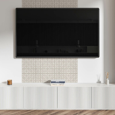 Štvorcový panel na stenu Štýlové kruhy v geometrickom prevedení