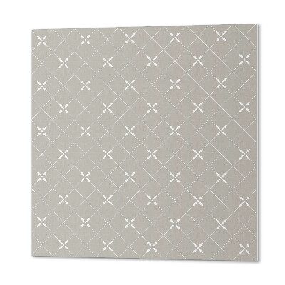 Štvorcový stenový panel Štýlový geometrický kosoštvorcový motív
