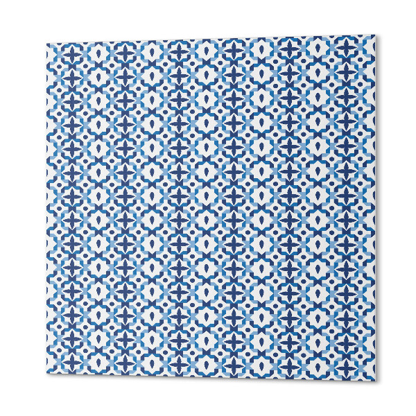 Štvorcový stenový panel Kvetinový a geometrický dizajn