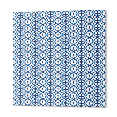 Štvorcový stenový panel Kvetinový a geometrický dizajn