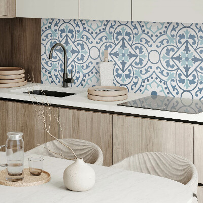 Štvorcový stenový panel Kvetinové vzory v elegantných ornamentoch