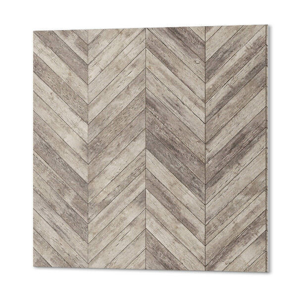 Štvorcový stenový panel Grafická rybia kosť