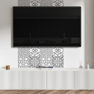 Samolepiaci panel na stenu Usporiadanie geometrických vzorov