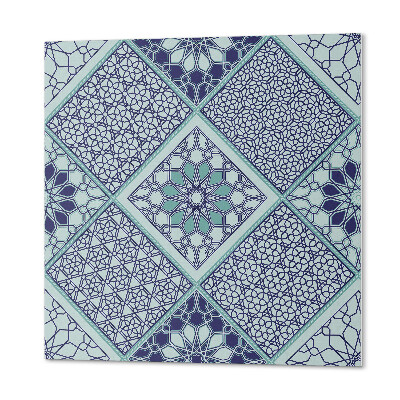 Štvorcový panel na stenu Štýlové mozaiky s geometrickými motívmi