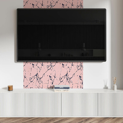 Štvorcový stenový panel Moderný mramorový motív v umeleckom prístupe