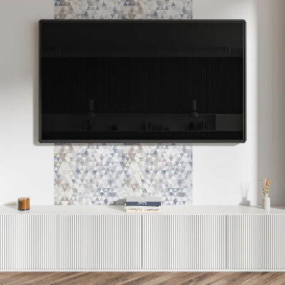 Samolepiaci panel na stenu Geometrický štýl s trojuholníkmi
