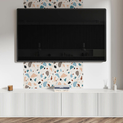 Štvorcový panel na stenu Štýlový dizajn s kameňmi