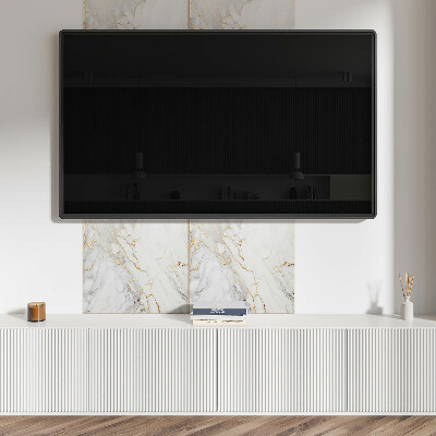 Štvorcový panel na stenu Mramorový motív s jemnými žilkami