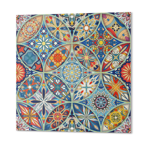 Samolepiaci panel na stenu Mozaiková geometria v symetrii