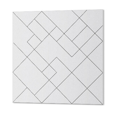 Štvorcový stenový panel Abstraktné línie