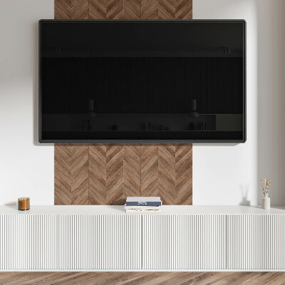 Štvorcový stenový panel Štýlový vzor rybej kosti