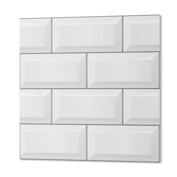 Štvorcový stenový panel Motív tehly v minimalistickom dizajne