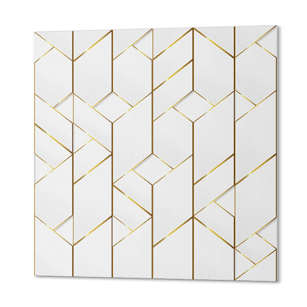 Štvorcový stenový panel Abstraktný vzor čiary v geometrickom štýle