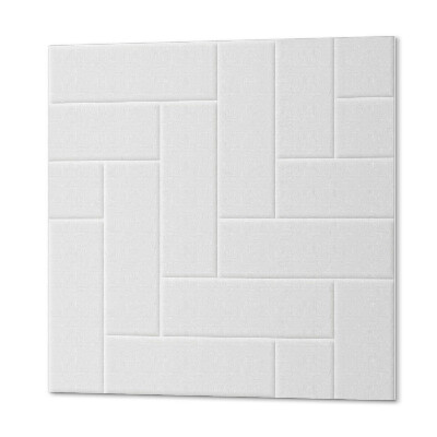 Štvorcový panel na stenu Tehlové motívy v klasickom vzore rybej kosti