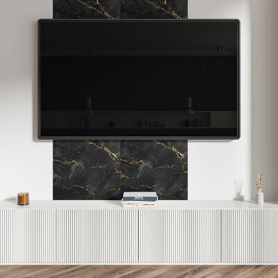 Štvorcový panel na stenu Mramorový motív s elegantnými žilami