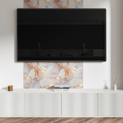Štvorcový panel na stenu Elegantný mramorový vzor so žilkami