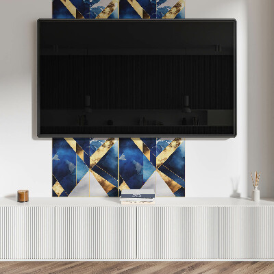 Samolepiaci panel na stenu Geometrické vzory vo farbách