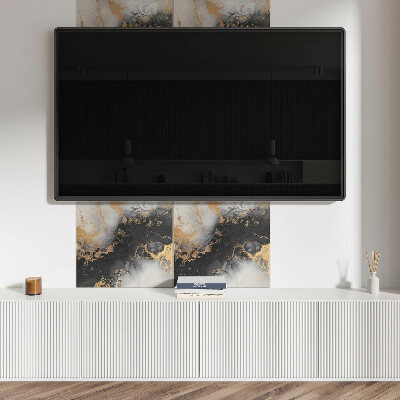 Štvorcový stenový panel Škvrny v umeleckom