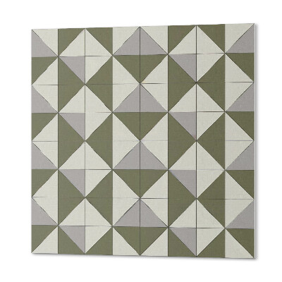 Štvorcový stenový panel Dizajn s trojuholníkmi v geometrickom štýle