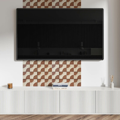 Samolepiaci panel na stenu Štýlové geometrické motívy