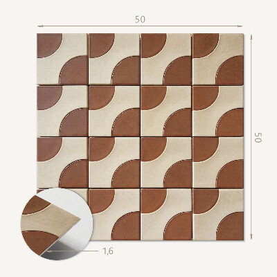 Samolepiaci panel na stenu Štýlové geometrické motívy