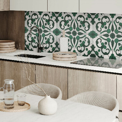 Samolepiaci panel na stenu Rastlinné ozdoby v elegantnom vydaní