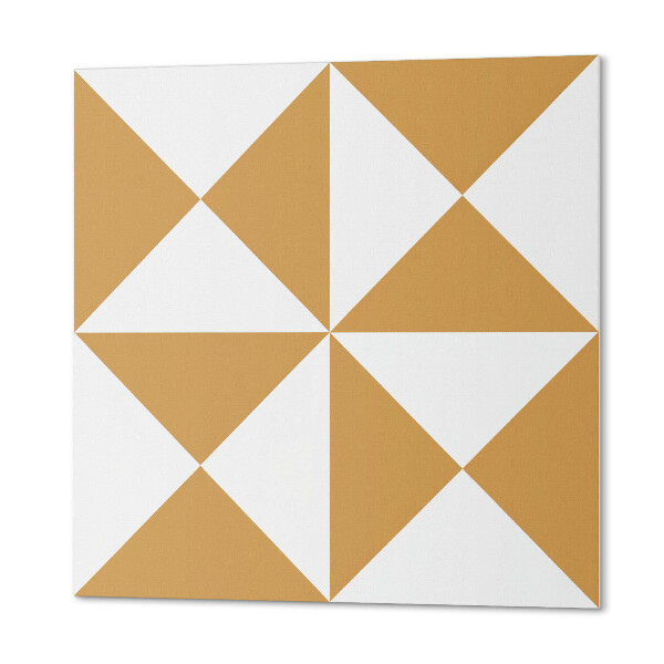 Štvorcový panel na stenu Trojuholníkový vzor v geometrickom štýle