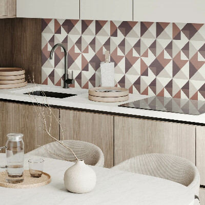 Samolepiaci panel na stenu Trojuholníková geometria v jedinečnom dizajne