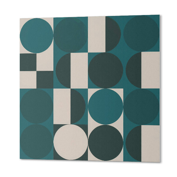 Štvorcový stenový panel Dynamické formy a geometrické motívy