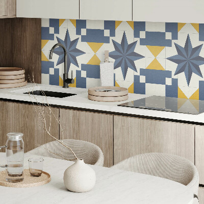 Samolepiaci panel na stenu Geometrický vzor hviezdy