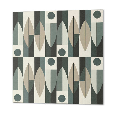 Štvorcový stenový panel Abstrakcia v geometrických tvaroch