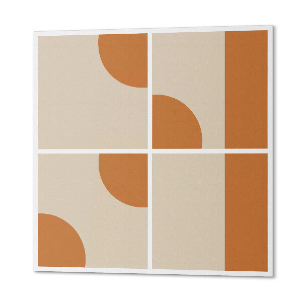 Štvorcový stenový panel Abstraktný geometrický vzor