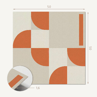 Samolepiaci panel na stenu Moderný geometrický vzor