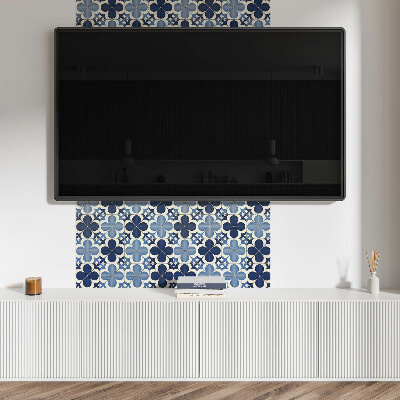 Štvorcový stenový panel Geometria kvetinových motívov