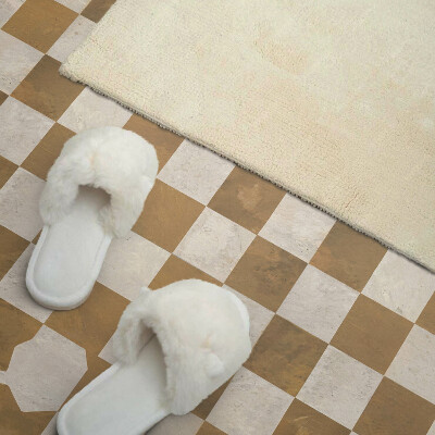 Štvorcový stenový panel Šachovnicový vzor v abstraktnom štýle