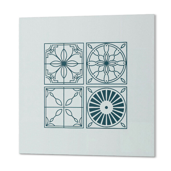 Samolepiaci panel na stenu Geometria v kachľovej verzii