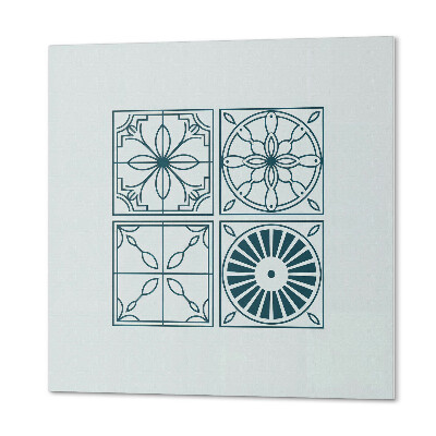 Samolepiaci panel na stenu Geometria v kachľovej verzii