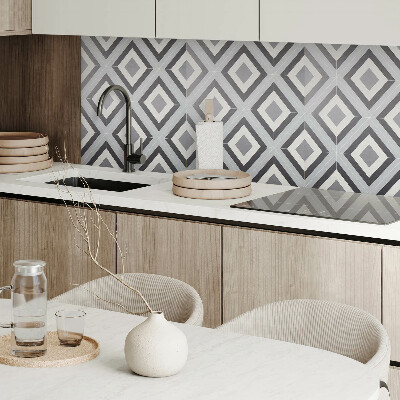 Štvorcový stenový panel Štýlový kosoštvorec v geometrii