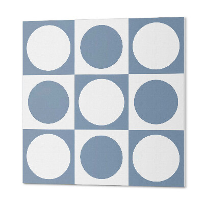 Samolepiaci panel na stenu Geometria kružníc v mriežkovom systéme