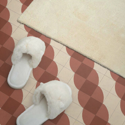 Štvorcový panel na stenu Štýlový geometrický vlnitý vzor